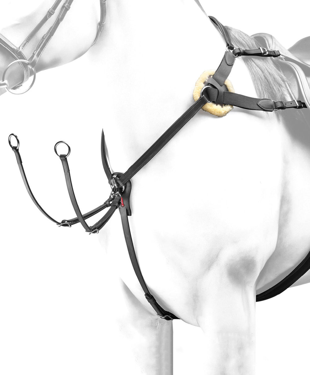 Pettorale LED Per Equitazione - Alta Visibilit&agrave; Notturna, Regolabile In Nylon, 3 Colori